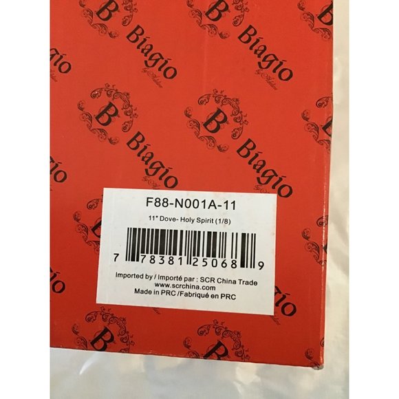 BIAGIO HOLY SPIRIT DOVE ~ Purity, Love And Peace 11” Wall Decor - Picture 4 of 5